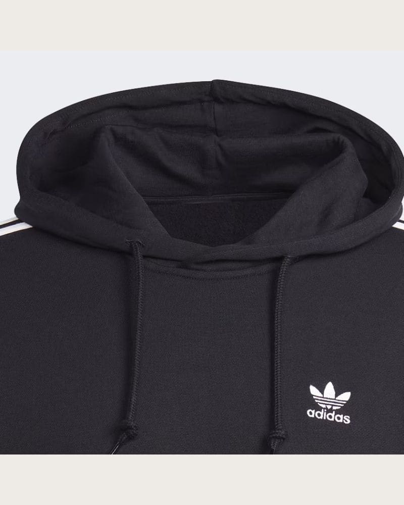 Pánska mikina s kapucňou ADIDAS ORIGINALS 3-STRIPES HOODY-IM2088-black – fotka 5