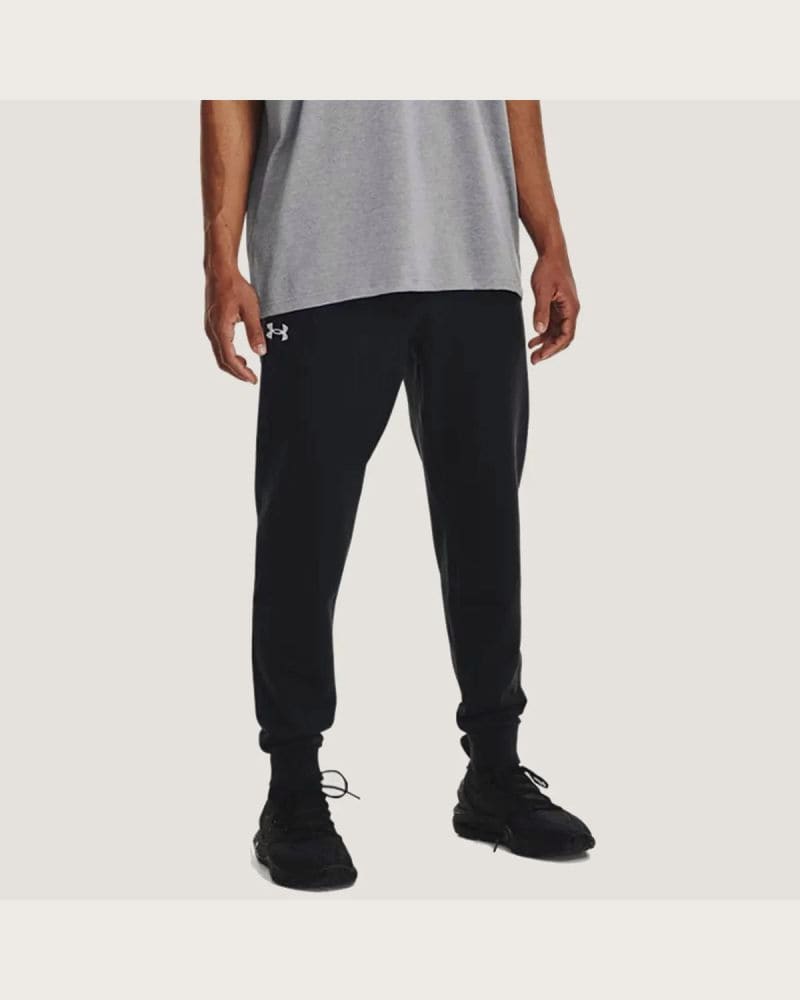 Pánske zateplené tepláky UNDER ARMOUR UA Rival Fleece Joggers-BLK – fotka 2