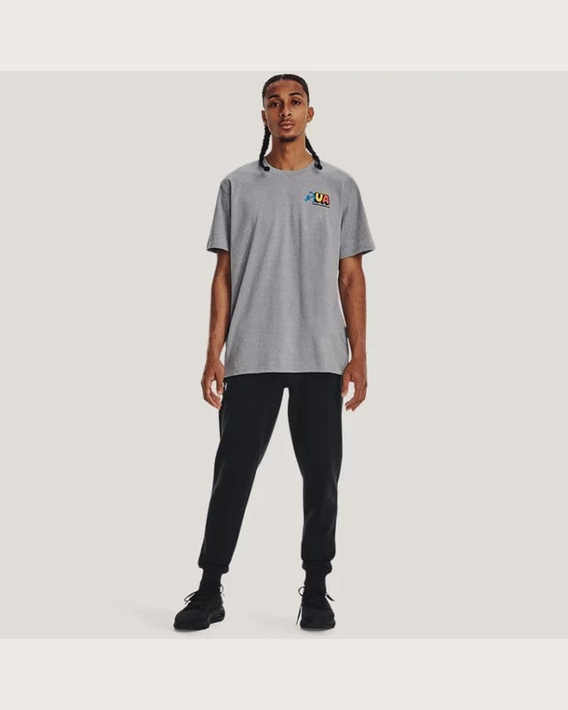 Pánske zateplené tepláky UNDER ARMOUR UA Rival Fleece Joggers-BLK – fotka 4