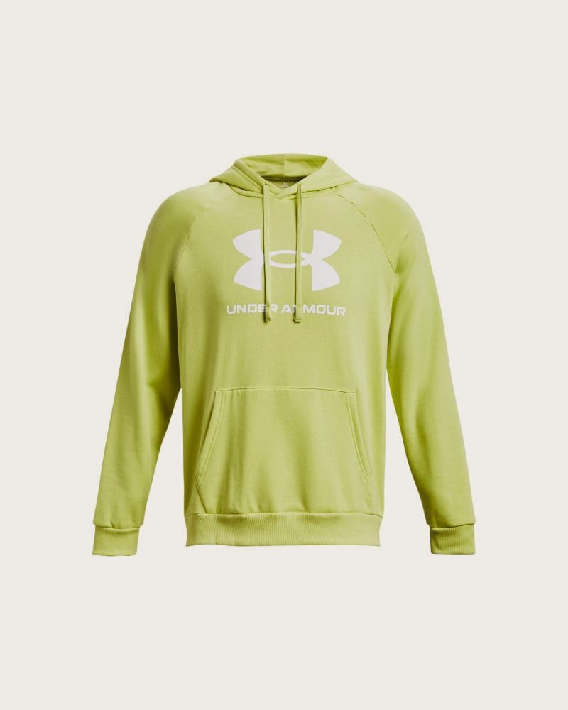 Pánska zateplená mikina s kapucňou UNDER ARMOUR UA Rival Fleece Logo HD-YLW – fotka 5