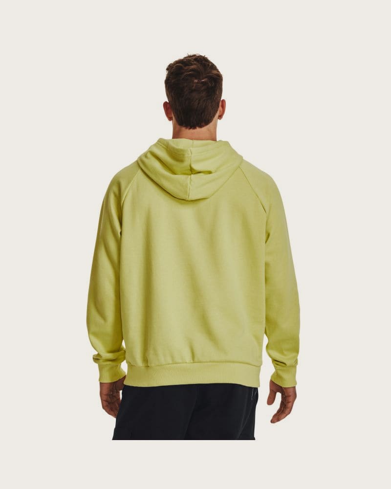 Pánska zateplená mikina s kapucňou UNDER ARMOUR UA Rival Fleece Hoodie-YLW – fotka 3