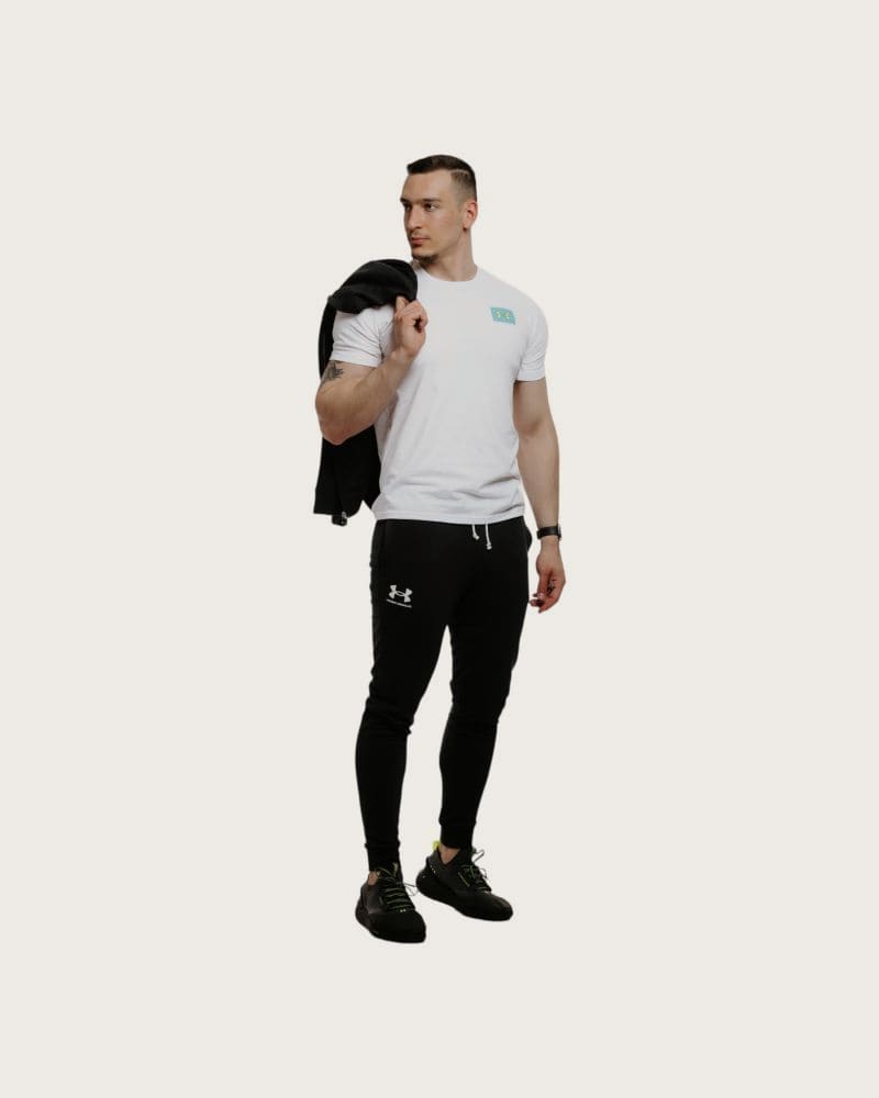Pánske tepláky UNDER ARMOUR UA Rival Terry Jogger-BLK – fotka 7