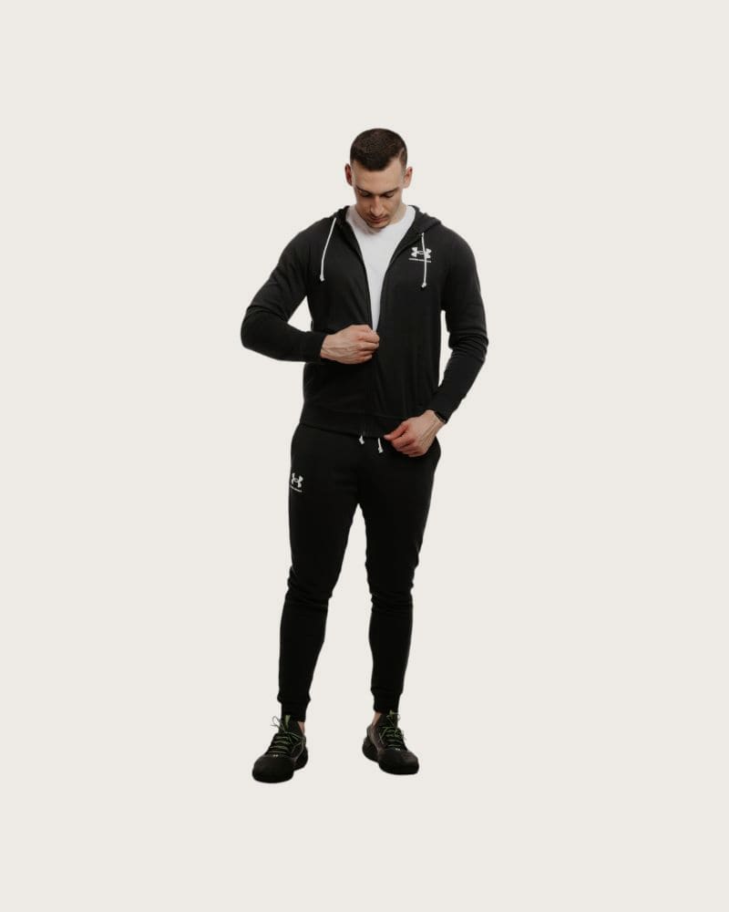 Pánske tepláky UNDER ARMOUR UA Rival Terry Jogger-BLK – fotka 8