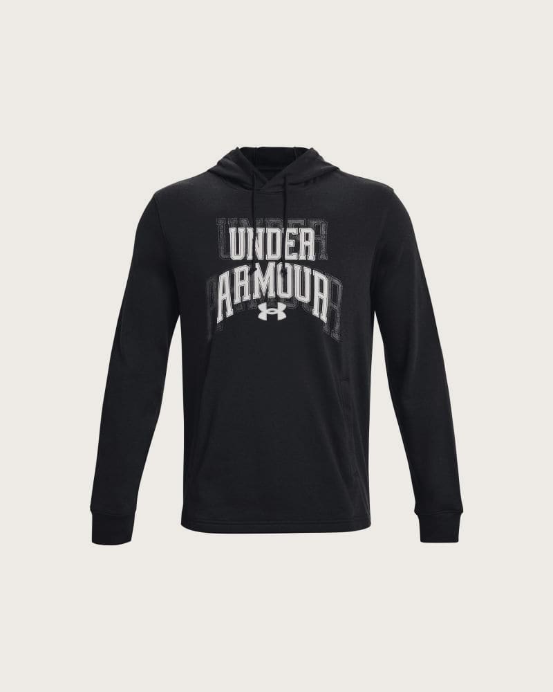 Pánska mikina s kapucňou UNDER ARMOUR UA Rival Terry Graphic HD-BLK – fotka 5