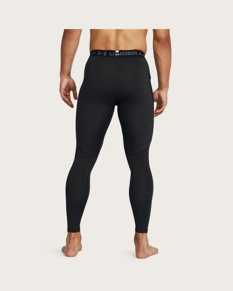 Pánske zateplené legíny UNDER ARMOUR UA CG Armour Twist Lgs-BLK – fotka 2