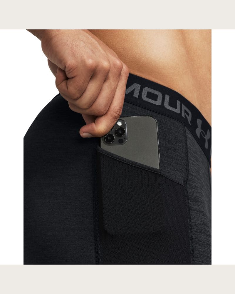 Pánske zateplené legíny UNDER ARMOUR UA CG Armour Twist Lgs-BLK – fotka 3