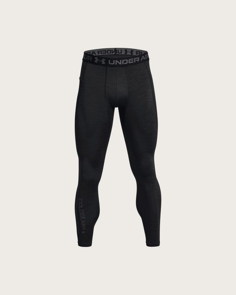 Pánske zateplené legíny UNDER ARMOUR UA CG Armour Twist Lgs-BLK – fotka 4