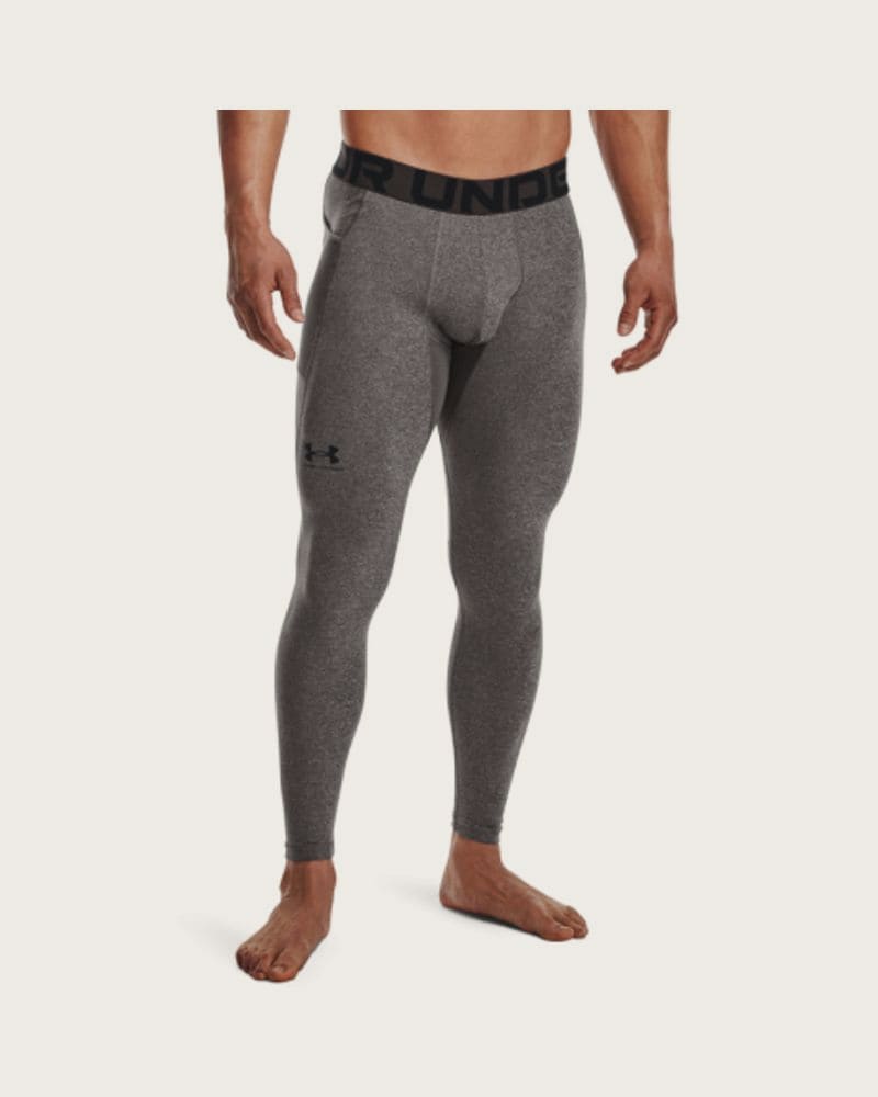 Pánske zateplené legíny UNDER ARMOUR UA CG Armour Leggings-GRY