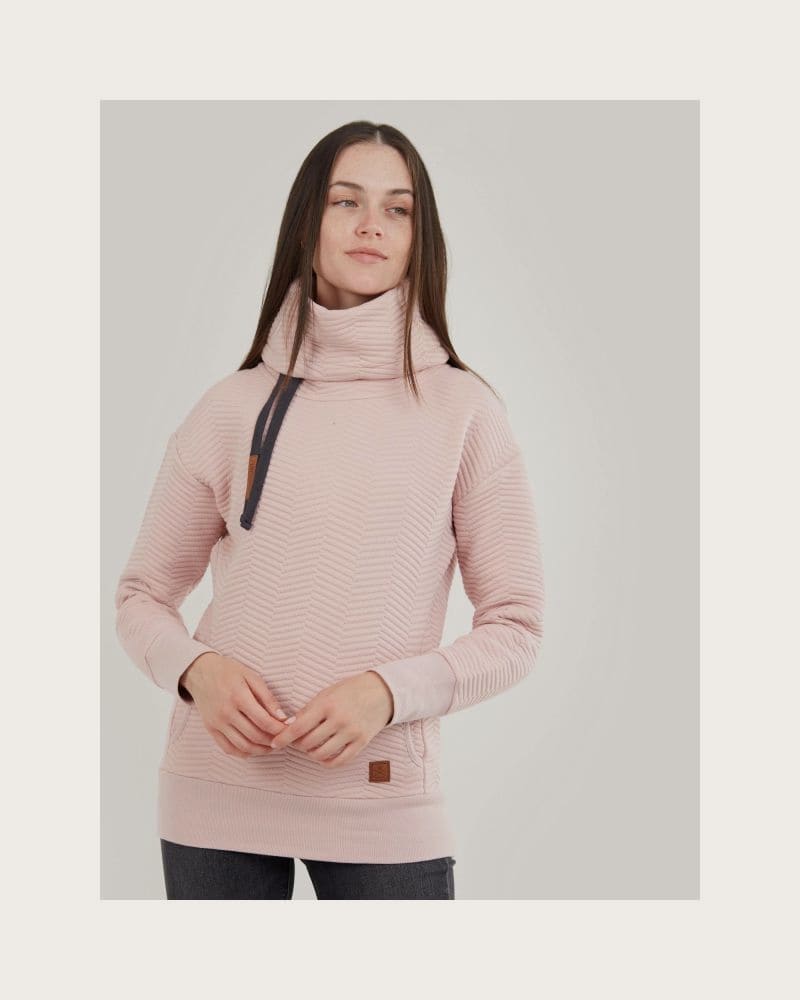 Dámska mikina FUNDANGO Aliz Pullover-320-rose – fotka 2