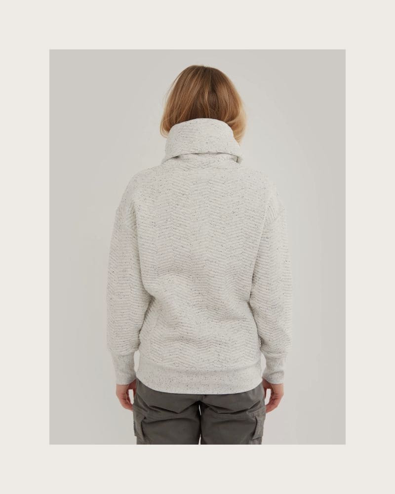 Dámska mikina FUNDANGO Aliz Pullover-171-stone heather – fotka 4