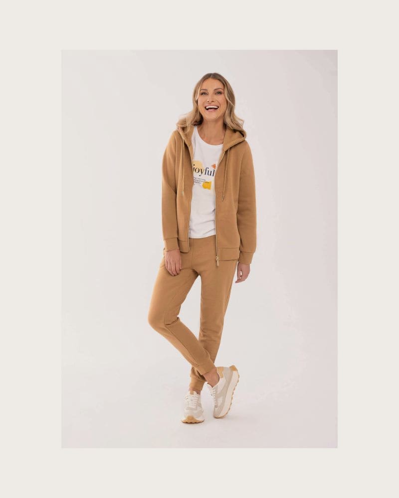 Dámske tepláky VOLCANO N-MONSI-509-CAMEL – fotka 4