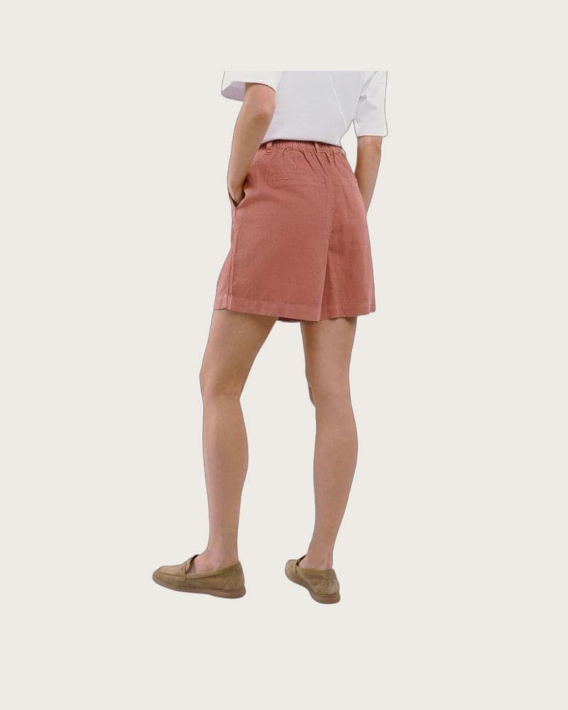 Dámske kraťasy VOLCANO P-ALESS-405-CORAL – fotka 2