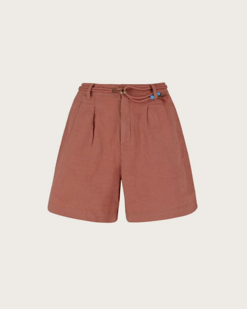 Dámske kraťasy VOLCANO P-ALESS-405-CORAL – fotka 4