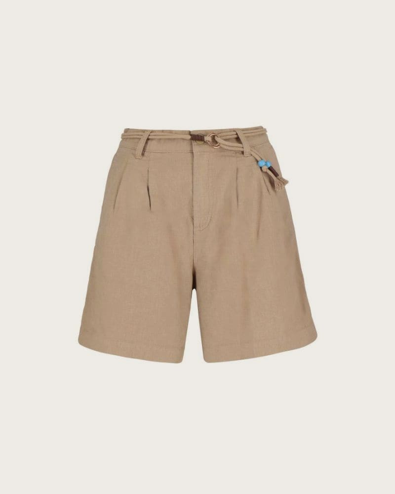 Dámske kraťasy VOLCANO P-ALESS-101-BEIGE – fotka 6