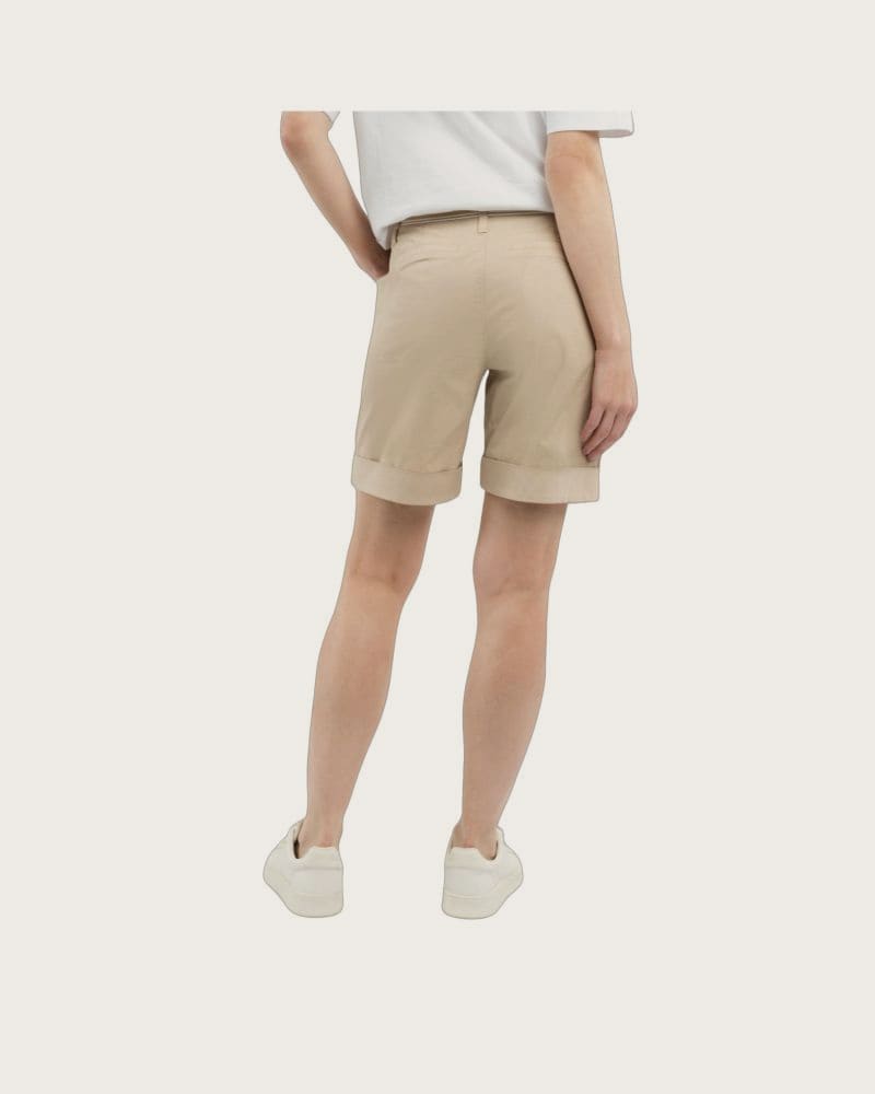Dámske kraťasy VOLCANO P-FLORESA-101-BEIGE – fotka 2