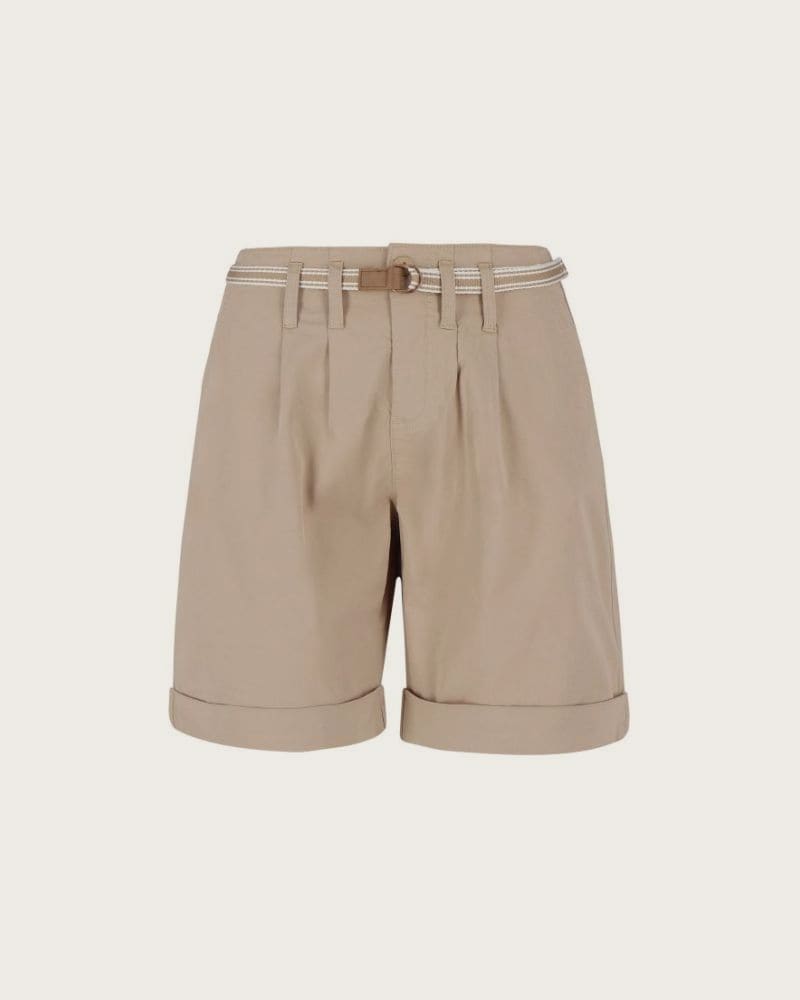 Dámske kraťasy VOLCANO P-FLORESA-101-BEIGE – fotka 4
