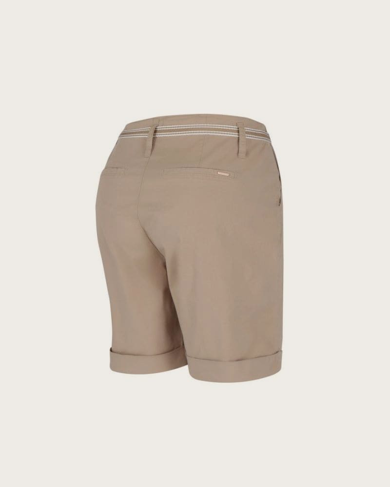 Dámske kraťasy VOLCANO P-FLORESA-101-BEIGE – fotka 5