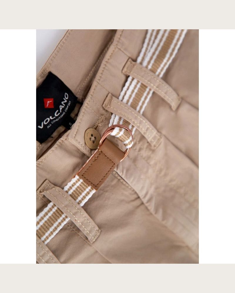 Dámske kraťasy VOLCANO P-FLORESA-101-BEIGE – fotka 6