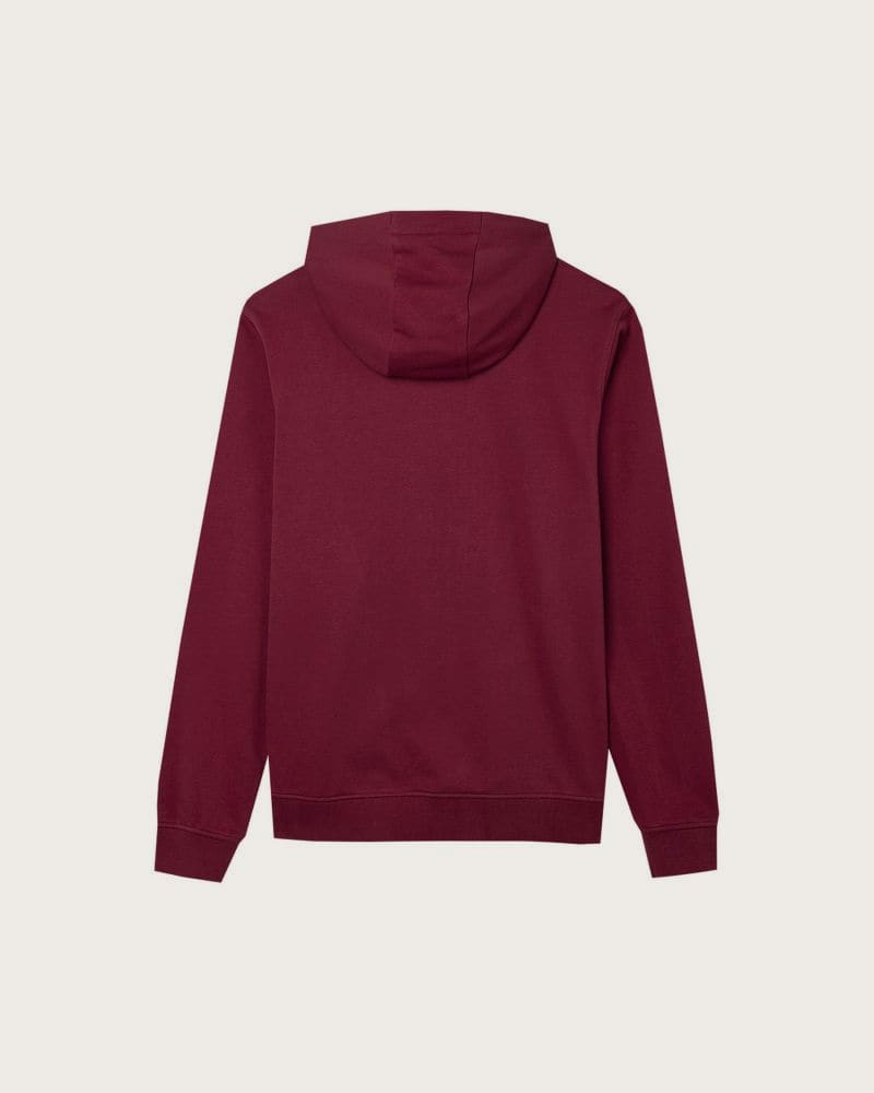 Pánska mikina so zipsom 4F SWEATSHIRT-4FWSS24TSWSM0951-61S-DARK RED – fotka 7