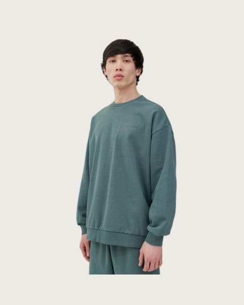 Pánska mikina 4F SWEATSHIRT-WSS24TSWSM1027-44S-OLIVE