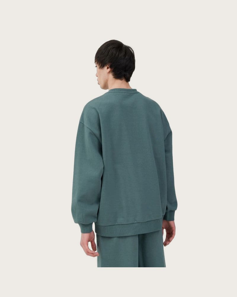 Pánska mikina 4F SWEATSHIRT-WSS24TSWSM1027-44S-OLIVE – fotka 3