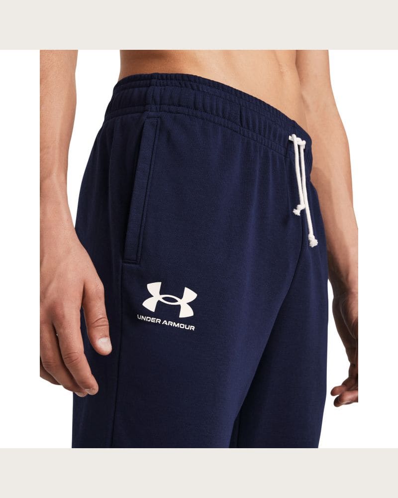 Pánske tepláky UNDER ARMOUR UA Rival Terry Jogger-BLU – fotka 2