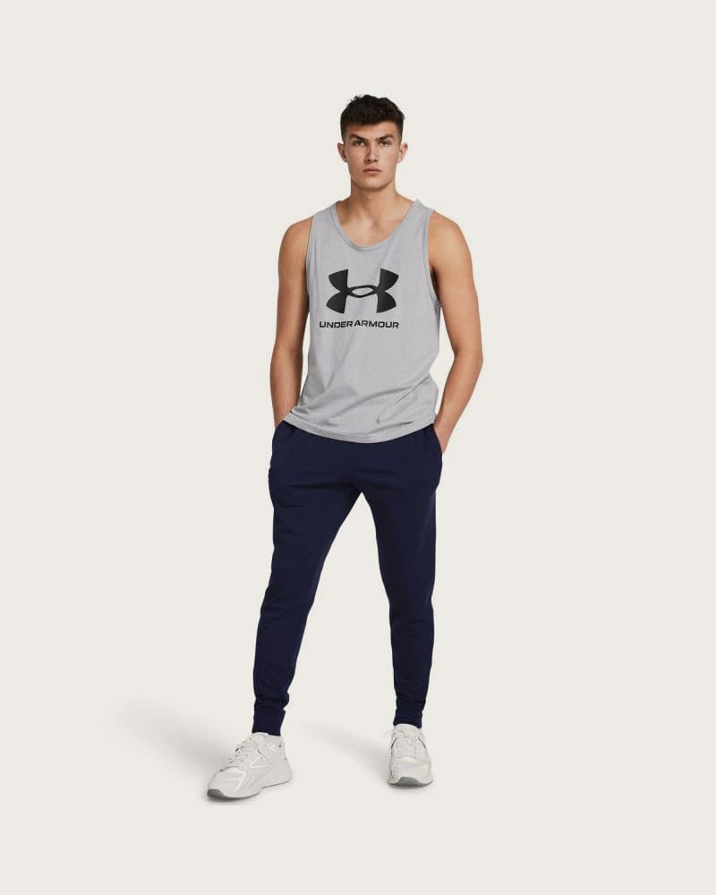 Pánske tepláky UNDER ARMOUR UA Rival Terry Jogger-BLU – fotka 4