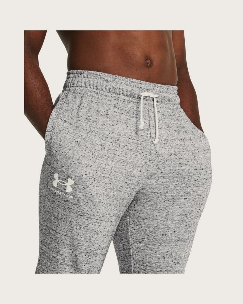 Pánske tepláky UNDER ARMOUR UA Rival Terry Jogger-GRY – fotka 6