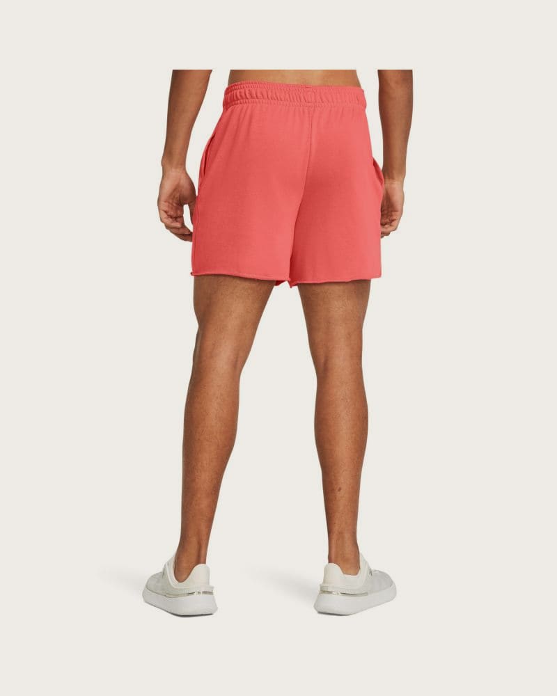 Pánske teplákové kraťasy UNDER ARMOUR UA Rival Terry 6in Short-PNK – fotka 5