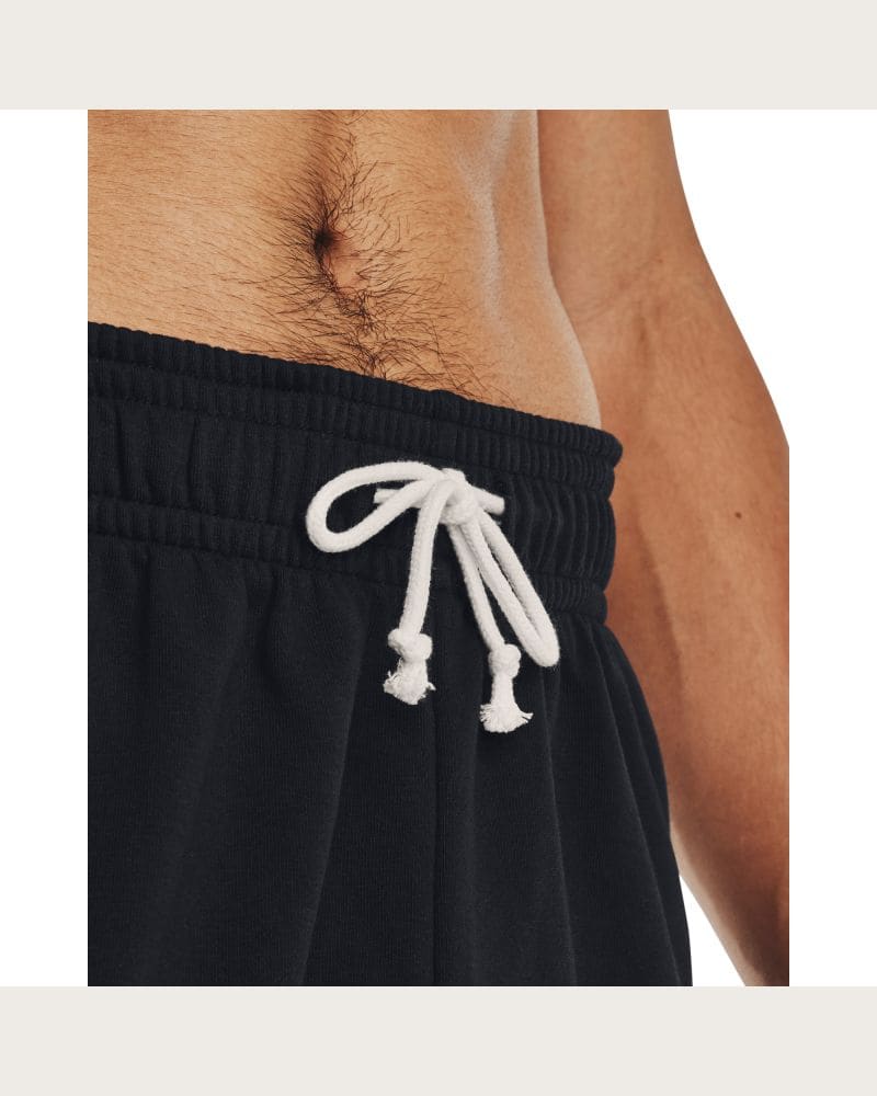 Pánske teplákové kraťasy UNDER ARMOUR UA Rival Terry 6in Short-BLK – fotka 2
