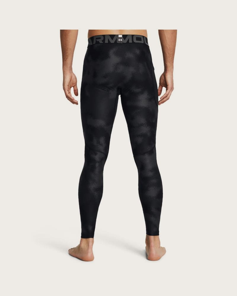 Pánske kompresné legíny UNDER ARMOUR UA HG Armour Printed Lgs-BLK – fotka 3