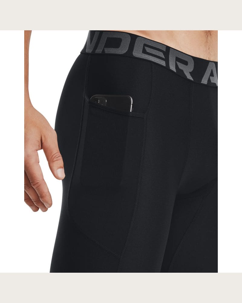 Pánske kompresné kraťasy UNDER ARMOUR UA HG Armour Lng Shorts-BLK – fotka 2