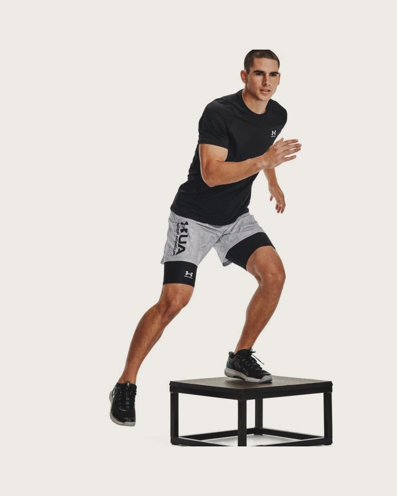 Pánske kompresné kraťasy UNDER ARMOUR UA HG Armour Lng Shorts-BLK – fotka 5