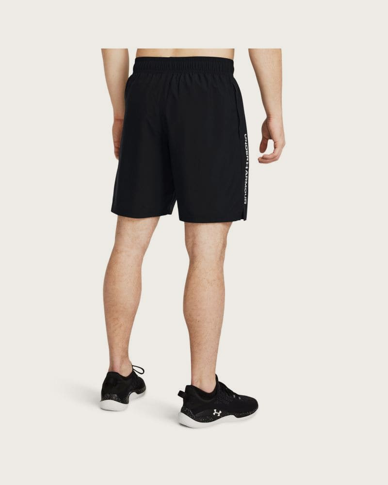 Pánske tréningové kraťasy UNDER ARMOUR UA Tech Woven Wordmark Short-BLK – fotka 3