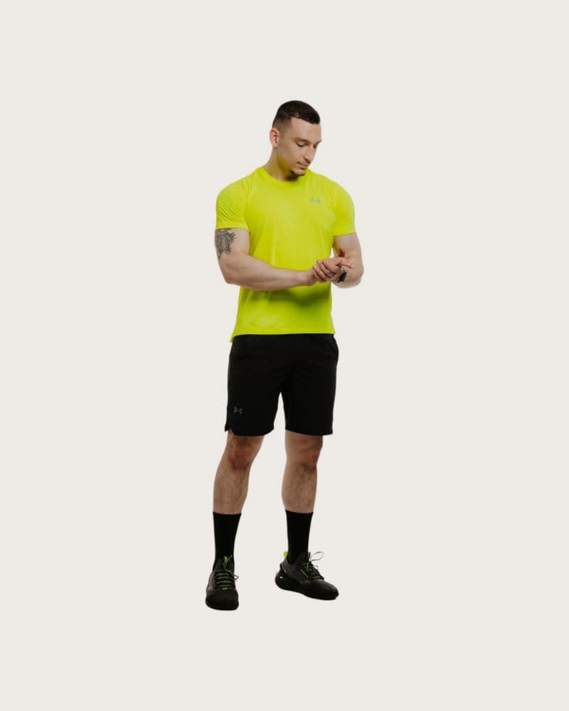 Pánske tréningové kraťasy UNDER ARMOUR UA Vanish Woven 8in Shorts-BLK – fotka 5