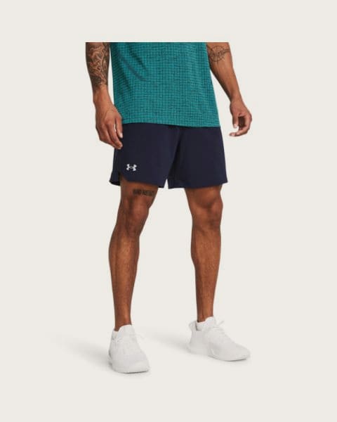 Pánske tréningové kraťasy UNDER ARMOUR UA Vanish Woven 6in Shorts-NVY