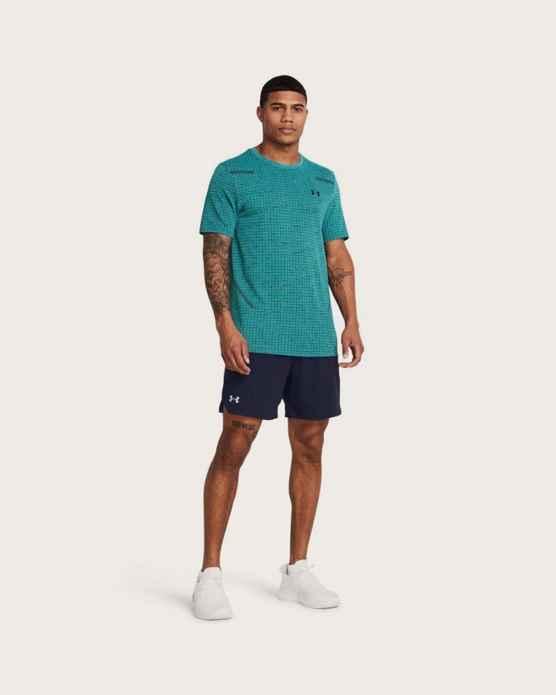 Pánske tréningové kraťasy UNDER ARMOUR UA Vanish Woven 6in Shorts-NVY – fotka 4