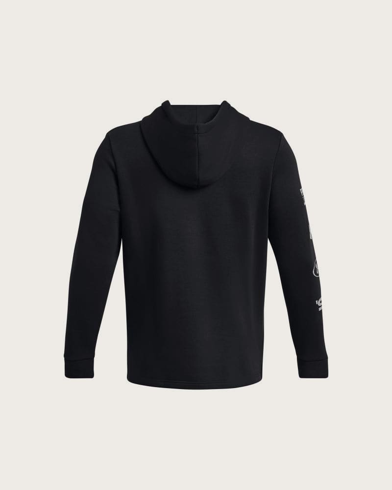 Pánska zateplená mikina s kapucňou UNDER ARMOUR UA Essential Flc Nov Hood-BLK – fotka 7
