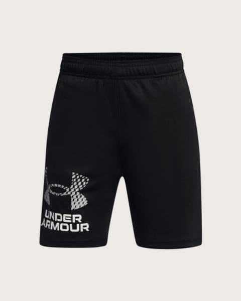 Chlapčenské tréningové kraťasy UNDER ARMOUR UA Tech Logo Shorts-BLK