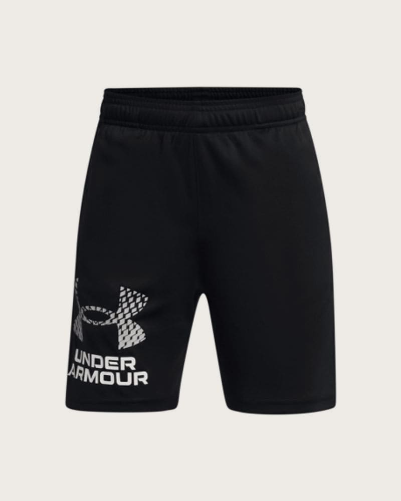 Chlapčenské tréningové kraťasy UNDER ARMOUR UA Tech Logo Shorts-BLK