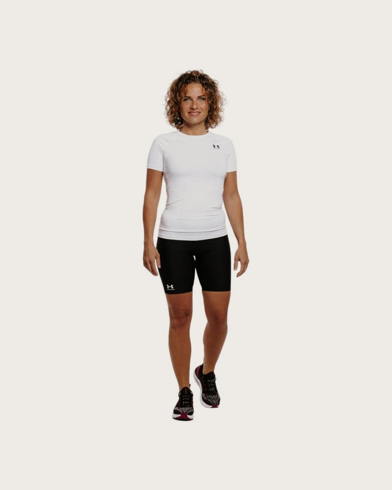 Dámske tréningové kraťasy UNDER ARMOUR UA HG 8in Short-BLK – fotka 2