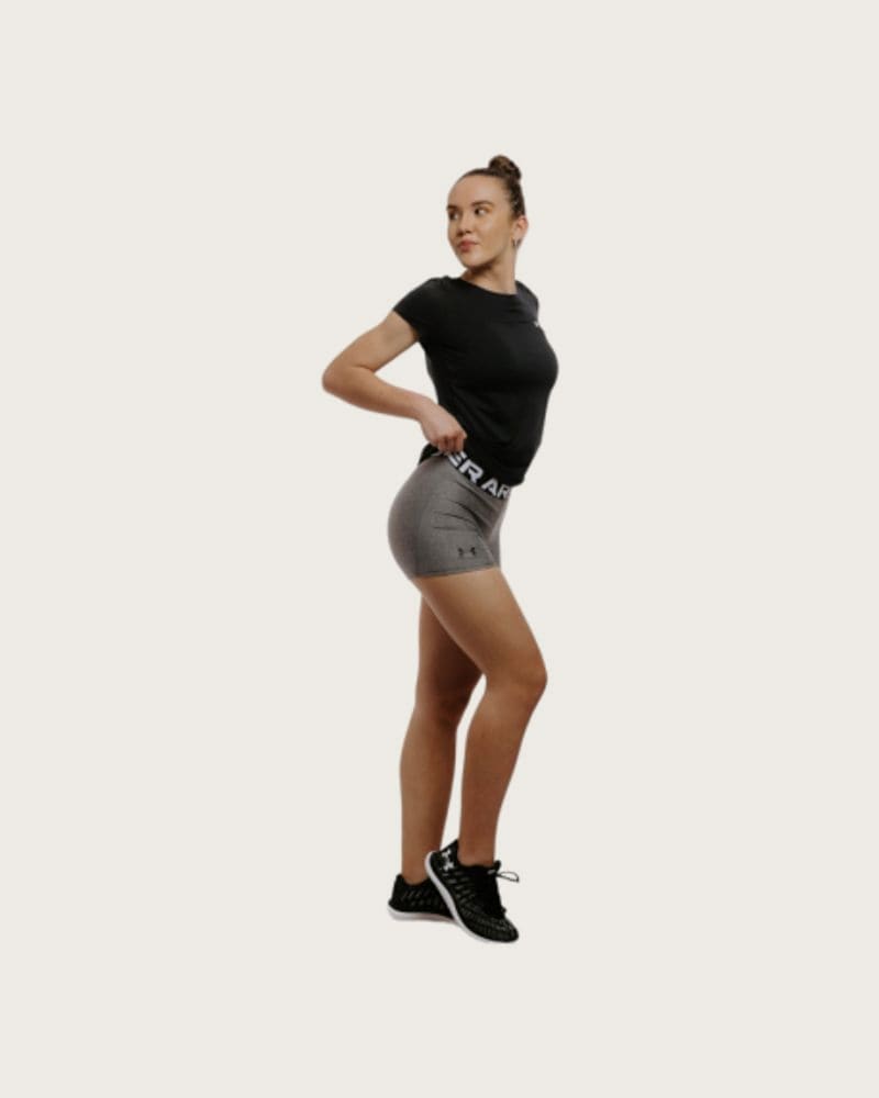 Dámske tréningové kraťasy UNDER ARMOUR UA HG Shorty-GRY