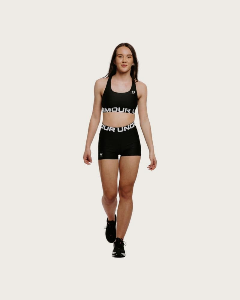 Dámske tréningové kraťasy UNDER ARMOUR UA HG Shorty-BLK – fotka 2