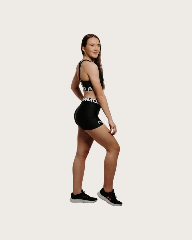 Dámske tréningové kraťasy UNDER ARMOUR UA HG Shorty-BLK – fotka 3