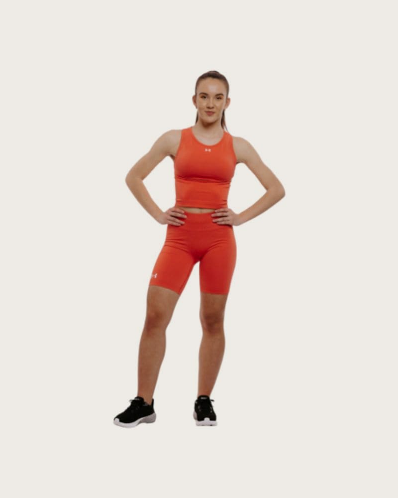 Dámske tréningové kraťasy UNDER ARMOUR UA Train Seamless Short-PNK