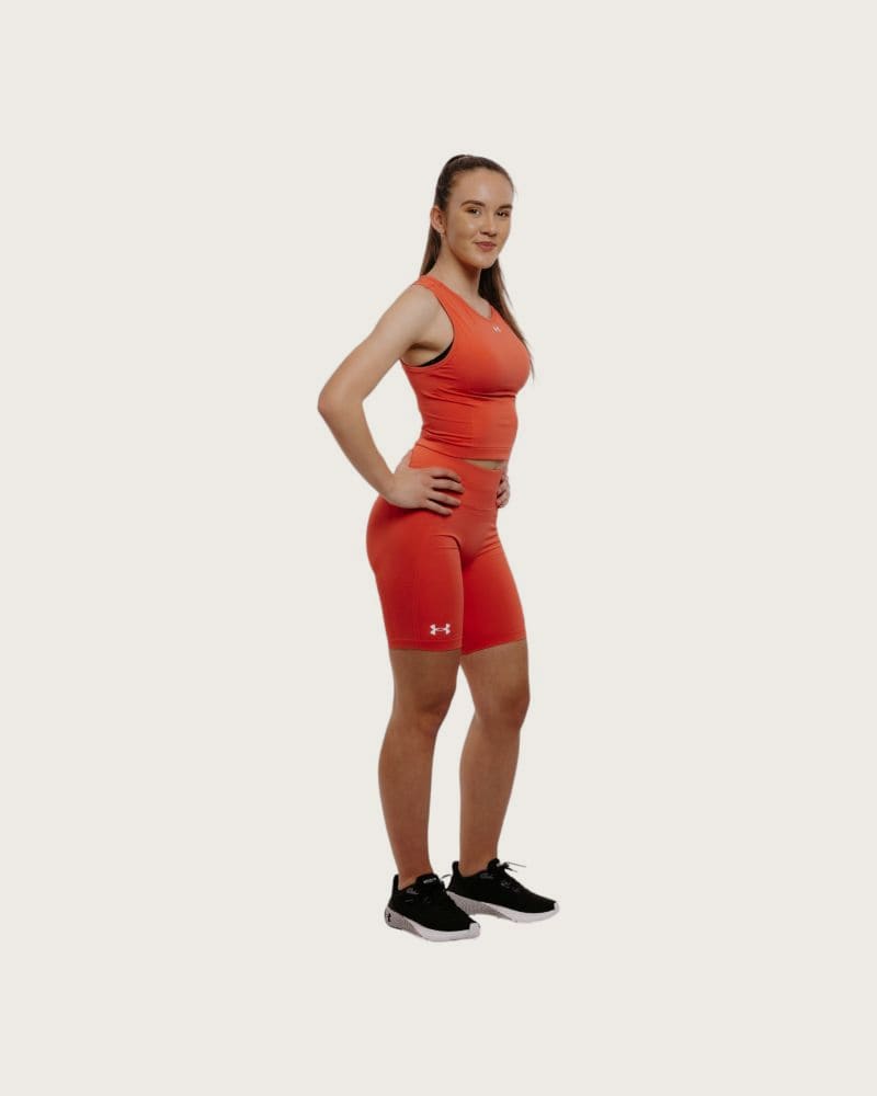 Dámske tréningové kraťasy UNDER ARMOUR UA Train Seamless Short-PNK – fotka 2