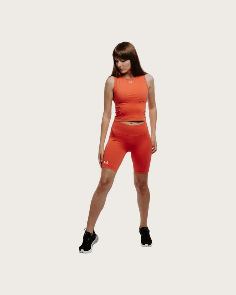 Dámske tréningové kraťasy UNDER ARMOUR UA Train Seamless Short-PNK – fotka 7