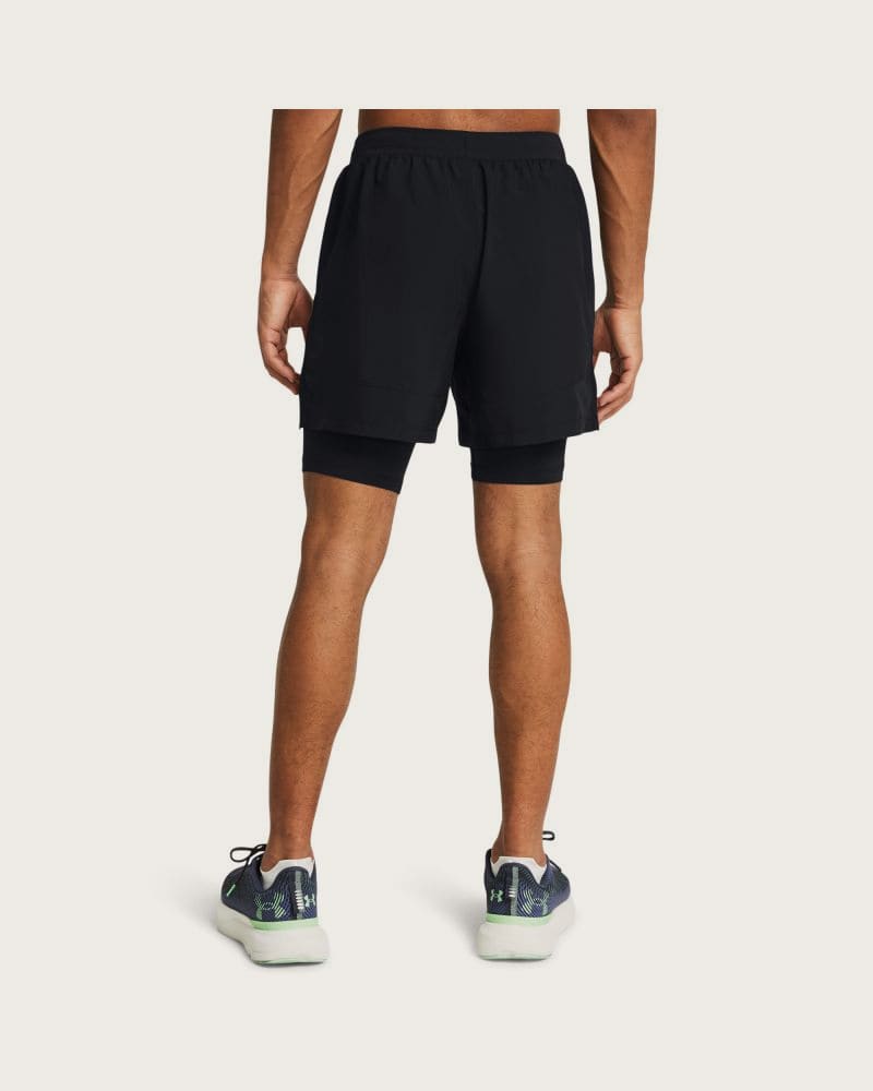 Pánske tréningové kraťasy UNDER ARMOUR UA LAUNCH 5 inch 2-IN-1 SHORTS-BLK – fotka 3