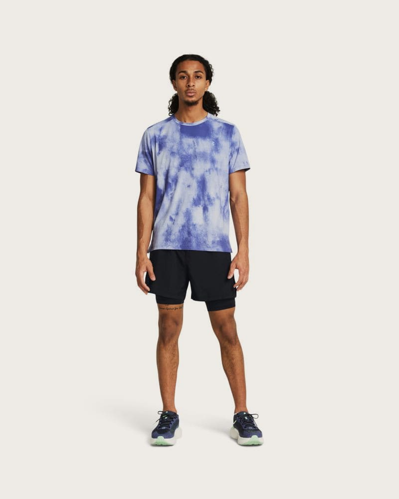 Pánske tréningové kraťasy UNDER ARMOUR UA LAUNCH 5 inch 2-IN-1 SHORTS-BLK – fotka 4