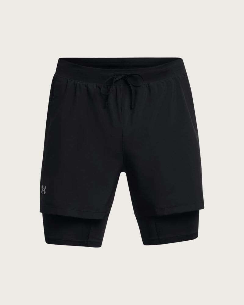 Pánske tréningové kraťasy UNDER ARMOUR UA LAUNCH 5 inch 2-IN-1 SHORTS-BLK – fotka 5